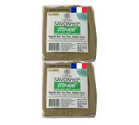 2 savon anti acné "stop acné" Nigelle bio Tea Tree argile verte 100% naturel saponifié à froid : peaux grasses et acnéiques, antibactérien, antifongique :lot de 2 savons 2 x 100 gr.