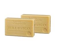 2 Savons de Marseille - Huile d'Argan - Fabriqué en France