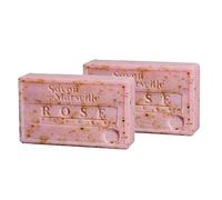 2 Savons de Marseille - Rose - Fabriqué en France