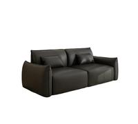 2-Seater Minimalist Loveseat Sofa, Cozy, Armrest Couch with Soft Pillows, Modern Upholstered for Living Room & Apartment(1,175x80x78cm)