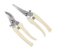 2 Sécateurs à Enclume pour Rosiers Arbustes et Arbres Fruitiers(Straight beak)
