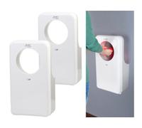 Sichler Haushaltsgeräte : 2 sèche-mains professionnels 1450 W à éclairage LED G