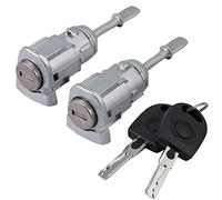 2 serrures de porte compatibles pour A6, Passat, Lupo, Arosa, Superb (1996-2008) AVANT GAUCHE + DROIT | Barillets + double de clés | 3B0837167
