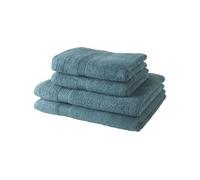 Today Ensemble 2 serviettes 50x90 + 2 draps de bain 70x130 100% coton Paon