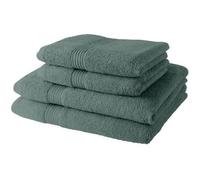 2 Serviettes de bain TODAY 50x90 + 2 Draps de bain 70x130 cm 100% Coton - Celadon