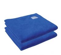 2 Serviettes microfibres 60 x 100 Bleu