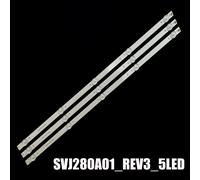 2 set-6 pcs Bande de rétroéclairage LED Proline Bravis Changhong, 5 lumières, 28 pouces, M10, 28C2000B, H280B7100C, SVJ280A01, REV3, 130402, Nouveau ""Nipseyteko