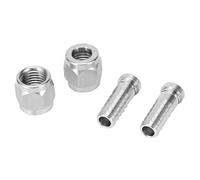 2 Set 8mm Acier Inoxydable 1/4in 5/16in Écrou Barb Connecteur, Raccord De Tuyau En Acier Inoxydable Barb, Tuyau Barb Pour Ball Lock Pin Lock Home Brew Fitting