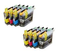(2 SET(8PC)) Cartouche d'encre LC227 LC225 LC227XL LC255XL, Compatible avec Brother DCP-J4120DW J4420DW J4620DW J4625DW J5620DW J5625DW