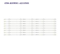 2 set Bande de rétro-éclairage LED 6, A1/A2, TV Phi lip 55 '', 55U5080, 55PUF6022/T3, nouveauté 100% ""Nipseyteko