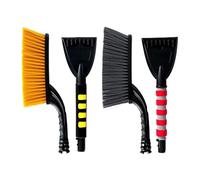 2 Set Brosse À Neige avec Grattoir - Grattoir Glace Voiture avec Balai - Brosse & Gratte-Givre Pare Brise Lame - Balai Neige Voiture - Dégivreur Pare Brise, 65 X 10,5 X 12 Cm