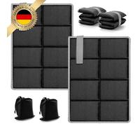 2 Set Coussin de siège Pliable Coussins de Siège Thermique Mousse Coussin Pliant Imperméable Tapis de Camping Coussins de Siège Thermique pour l’Extérieur, Le Jardin, Le Camping, Les Pique-Niques (B)