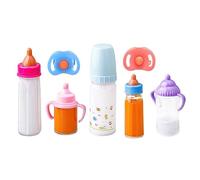 2 Set d'alimentation pour disparue Biberon magique pour Jouet bouteille de lait et de jus de fruit avec sucette Jouet pour avec biberon et tétine