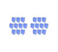2 Set de 10 Cornes Alto en Silicone Butée pour Euphonium Tuba Trompette 3.5mm Bleu