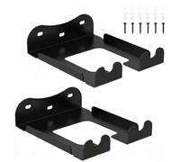 2 Set Heavy Duty Chainsaw Wall Bracket Metal Mount for Organized Storage of Chainsaws & Garden Tools