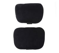 2 Sets of Ultra Soft S-Class Car headrests and Seat Cushions,Noir