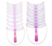 2 sets pochoir de sourcils, 8 styles Kit de mise en forme des sourcils pour débutants avec manche et sangle tête modèle pour les débutants réutilisables pour les femmes maquillage des fill