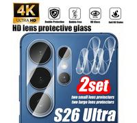 2 sets, Protecteur d'objectif en verre trempé, Haute transparence, Forte adhérence, Convient pour les étuis de téléphone, Anti-rayures, Anti-empreintes, Imperméable, Compatible avec Samsung Z Flip 8/G