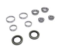 2 Sets Trailer Bearing Rebuild Kit, 1 1/4in 3/4in Axles Premium Chrome