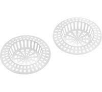 2 Sieves/Strainers for Sinks/Filters,Diameter 7 cm,Round,Plastic,White,52072270