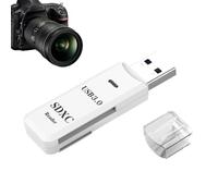 2-Slot Design: Connect our USB 3.0 card reader to any device with a USB p