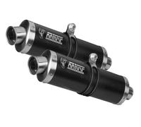 2 Sortie D'Échappement MIVV OVAL CARBONE YAMAHA TDM 900 2002 > 2014