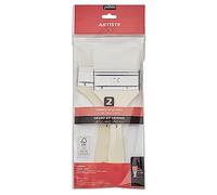 Pébéo – 2 spalters large – Gesso et vernis – Fibres synthétiques – Manche court