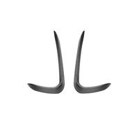 2 Spoilers Latéraux De Pare-Chocs Avant avec Diffuseur Et Ailerons pour X6 F16 pour M-Sport 2015 2016 2017 2018 2019(Carbon Look)