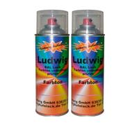 2 Spray de laque Auto Boîtes 400 ml Brillant RAL 2002 ORANGE SANGUINE