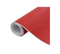 Films 4D de voiture 2 pcs Rouge 100x150 cm+50x150 cm