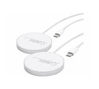 Callstel 2 stations de chargement à induction jusqu'à 15 W compatible Qi et MagSafe