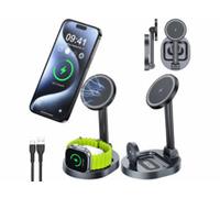 2 stations de chargement pliables 3 en 1 compatibles MagSafe et Qi Callstel