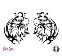 2 Stickers Autocollants Scania V8 Camion Truck, peganitas, aufkleber, Scania Ref: sc069 (Blanc)