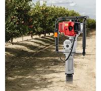 2 Stroke T Post Enfonce-pieux - Driver Heavy Duty Pile Driver Hammer Gas Power Driver Duty Farm Gasoline Enfonce-pieux Jardin Ferme Clôture Fondation 900W