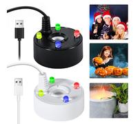 2 Stück Brumisateur À Ultrasons, USB Brumisateur Ultrason, Mini Machine À Brouillard, Mini Machine À Fumée, Brumisateur Ultrasonique, Pour Étangs, Wigwams, Aquariums, Jardin, Halloween Décoration