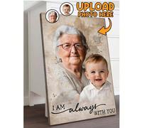 2 styles - Photo personnalisée - Ajoutez un être cher à la photo canevas personnalisée - canevas personnalisée, combinez des photos de portrait de famille, cadeau commémoratif, cadeau pour papa maman