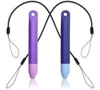 2 Stylos Stylet Kid-Friendly, Stylet pour Tablette, Stylet pour Enfants, Compatible avec Tous Les appareils à écran Tactile, Stylet en Silicone sûr et Durable (Bleu + Violet)