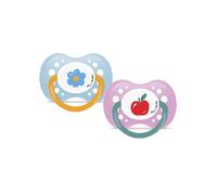 Dodie Sucette anatomique Mathilde Caban A108 Silicone +18 mois Lot de 2