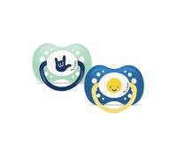 2 Sucettes anatomiques - DODIE - A109 EDL - +18 mois - Mathilde Cabanas Bleu