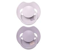 Difrax – Sucette dynamique LOVI Prime – 0–6 mois, sans BPA, 2 pièces Rose clair & Violet