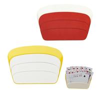 2 Support Carte à Jouer,Porte Carte Enfant Un Jeu De Poker pour Se Libérer Les Main