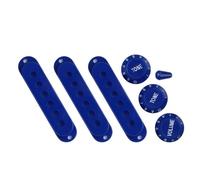 2. Support de micro à bobine unique pour guitare électrique, 2 tons, 1 bouton de volume, facile à installer, matériel de guitare