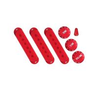 2. Support de micro à bobine unique pour guitare électrique, 2 tons, 1 bouton de volume, pointe facile à installer, matériel de guitare