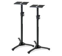 2 Support Enceinte Pied Haut-Parleur Studio Monitor Moniteur PA Pliable Réglable