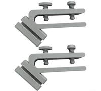 2 Support Tuyau Seau Ajustable ABS Aquarium 14x8cm Grip Antiglisse | Convient pour aquariums et jardins Montage outil Construction pour robuste ABS pour fixation Taille compacte 14x8cm