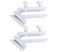 2 Support Tuyau Seau Ajustable ABS Aquarium 14x8cm Grip Antiglisse | Convient pour aquariums et jardins Montage outil Construction pour robuste ABS pour fixation Taille compacte 14x8cm