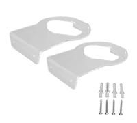 2 supports de panier en acrylique à montage mural, support léger pour ballons de basket-ball, de football et de volley-ball, petit support d'affichage stable pour le gymnase à domi (Paquet de 2