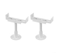 2 supports de radiateur en aluminium réglables en hauteur conçus pour l'installation au sol de radiateurs verticaux offrant un soutien stable et une résistance (réglable de 11 à 16 cm)
