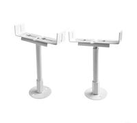 2 supports de radiateur en aluminium réglables en hauteur conçus pour l'installation au sol de radiateurs verticaux offrant un soutien stable et une résistance (réglable de 21 à 26 cm)