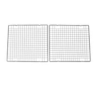 2 Supports de Refroidissement à Cuisson à pâtisserie, Porte-Refroidissement en Acier en Carbone Noir Accessoires de Cuisine pour la Cuisson à la rôtissage grillé